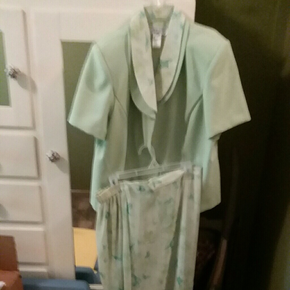 Skirt and blouse outfit